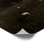 Een planetoïdengordel rond de heldere ster Vega. Poster (Hoek)