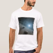 Een planetoïdengordel rond de heldere ster Vega. T-shirt (Voorkant)