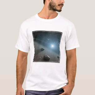 Een planetoïdengordel rond de heldere ster Vega. T-shirt