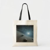 Een planetoïdengordel rond de heldere ster Vega. Tote Bag (Voorkant)