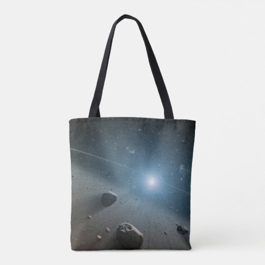 Een planetoïdengordel rond de heldere ster Vega. Tote Bag (Achterkant)