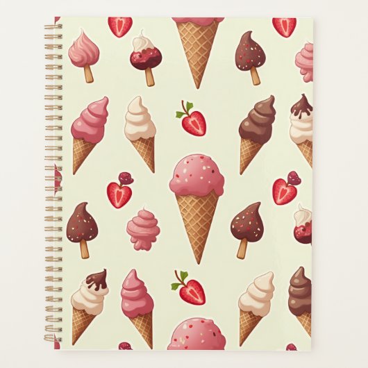 Een planner met een fancy ontwerp (Voorkant)