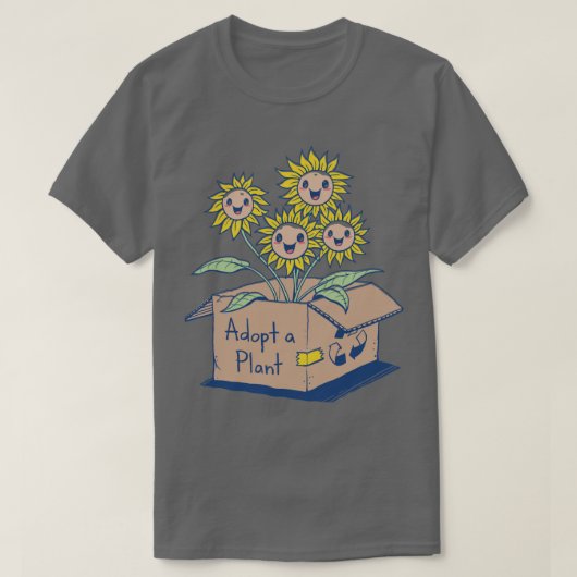 Een Plant aannemen T-shirt (Design voorkant)