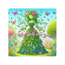 Een plant dame woont hier!