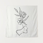 Een plant kweken wandkleed (Voorkant)