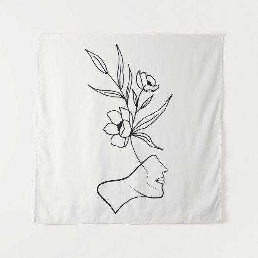 Een plant kweken wandkleed (Voorkant)