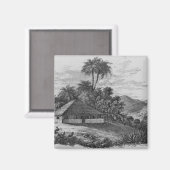 Een planterhuis in Brazilië Magneet (Voorkant / Achterkant)