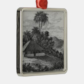 Een planterhuis in Brazilië Metalen Ornament (Rechts)