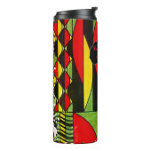 Een plash van kleur met ritme thermosbeker (Gedraaid links)