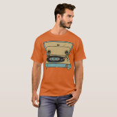 Een platenspeler retro t-shirt (Voorkant volledig)