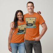 Een platenspeler retro t-shirt (Unisex)