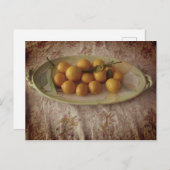 Een platter van citroenen briefkaart (Voorkant / Achterkant)