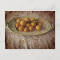 Een platter van citroenen