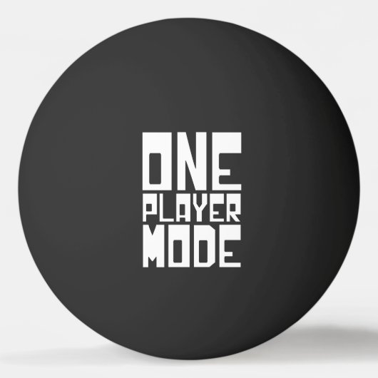 ÉÉN PLAYERMODUS PONG BALL (Voorkant)