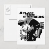 Een plek om het Poster van Bury Strangers te begra Briefkaart (Voorkant / Achterkant)