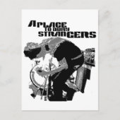 Een plek om het Poster van Bury Strangers te begra Briefkaart (Voorkant)