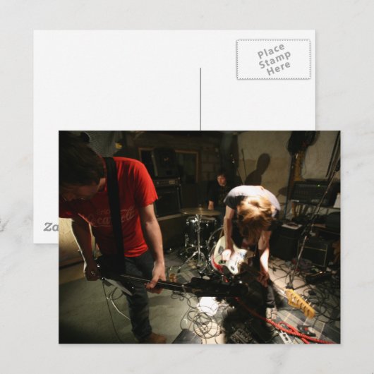 Een plek om het Poster van Bury Strangers te begra Briefkaart (Voorkant / Achterkant)