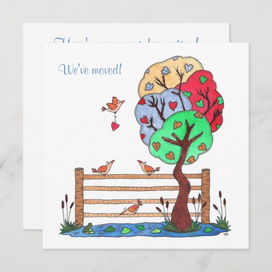 Een plek om je hart op te hangen aankondiging (Voorkant / Achterkant)