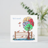 Een plek om je hart op te hangen aankondiging (Staand voorkant)