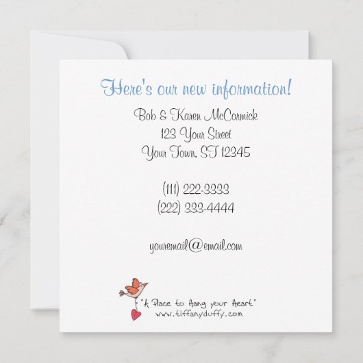 Een plek om je hart op te hangen aankondiging (Achterkant)