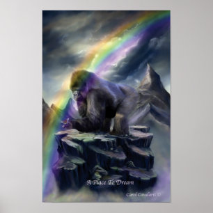 Een plek om kunst te dromen Poster/afdrukken Poster