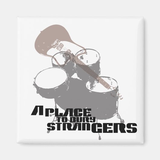 Een plek om Strangers Band Elements T-Shirt te beg Magneet (Voorkant)