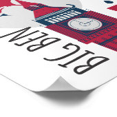 Een plek van Engelse thee Poster (Hoek)