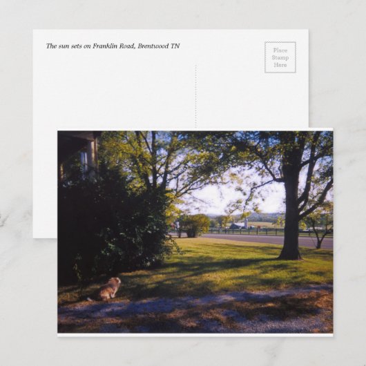 Een plek van pastorale schoonheid in Brentwood, Te Briefkaart (Voorkant / Achterkant)