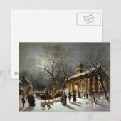 Een plek voor kerst feestdagenkaart (Voorkant / Achterkant)