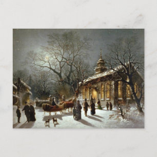 Een plek voor kerst feestdagenkaart