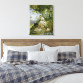 Een plek voor reflectie canvas afdruk (Insitu (Slaapkamer))