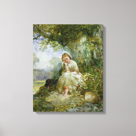 Een plek voor reflectie canvas afdruk (Voorkant)