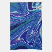 Een Plens Blauw Theedoek (Verticaal)