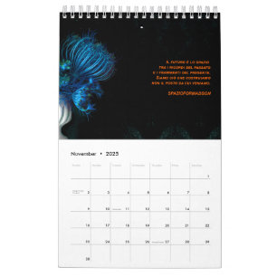 Een plotselinge verandering in de tuin van Italië Kalender