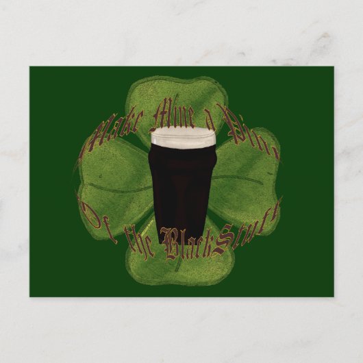 Een pluim van de Zwarte Doos Briefkaart (Voorkant)