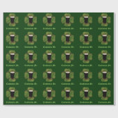 Een pluim van de Zwarte Doos Cadeaupapier (Vlak)