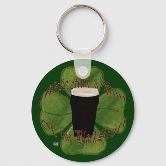 Een pluim van de Zwarte Doos Sleutelhanger (Voorkant)