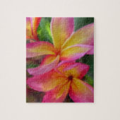Een Plumeria Puzzle Legpuzzel (Verticaal)