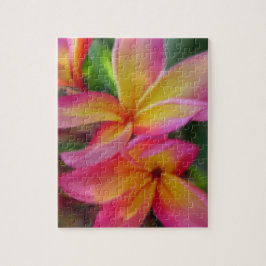 Een Plumeria Puzzle Legpuzzel