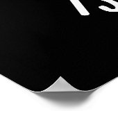 Een plus een tand is grappig tandheelkundige woord poster (Hoek)