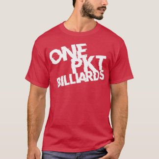 ÉÉN POCKET BILLIARDS WHITE T-SHIRT