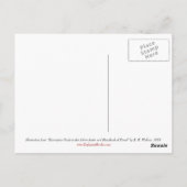 Een podium in de wilde natuur briefkaart (Achterkant)