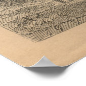 Een podium in de wilde natuur poster (Hoek)