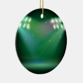 Een podium met schijnwerpers keramisch ornament (Rechts)