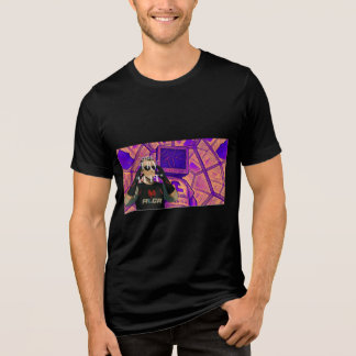 Eén poging over cyber tactische operator streetwea Tri-Blend shirt