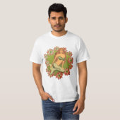 Een Poinsettia Zeemeermin T-shirt (Voorkant volledig)