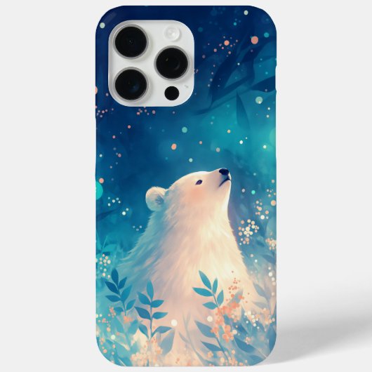 Een polair Beer in een grillig wonderland Case-Mate iPhone Case (Achterkant)