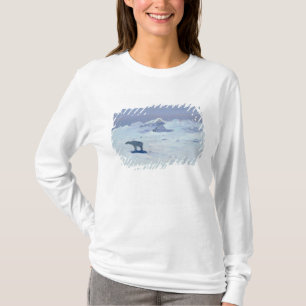 Een Polair Beer jacht in Moonlit Night, 1899 T-shirt