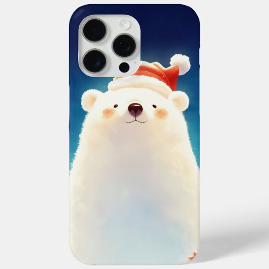 Een Polar Beer seizoensgebonden charme Case-Mate iPhone Case (Achterkant)