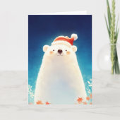 Een Polar Beer seizoensgebonden charme Kaart (Voorkant)